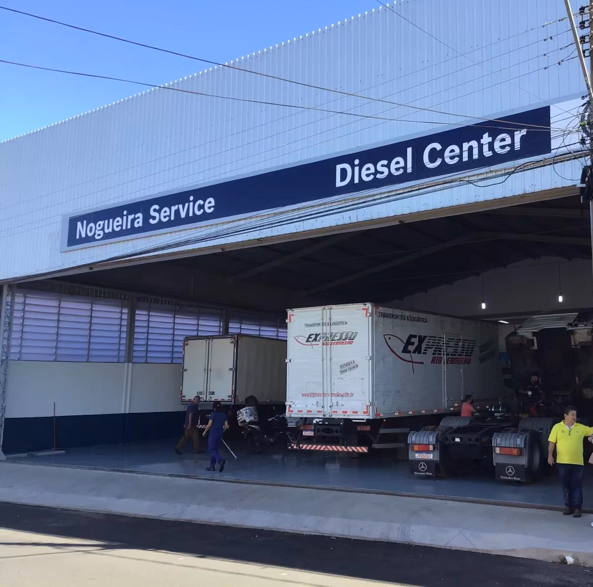 Fachada da Nogueira Diesel Center em Uberlândia